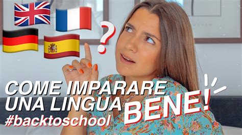 Come Imparare BENE L Inglese E Altre Lingue BACK TO SCHOOL 8 YouTube