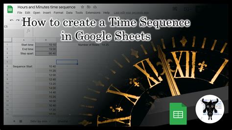 How To Create A Time Sequence In Google Sheets Yagisanatode