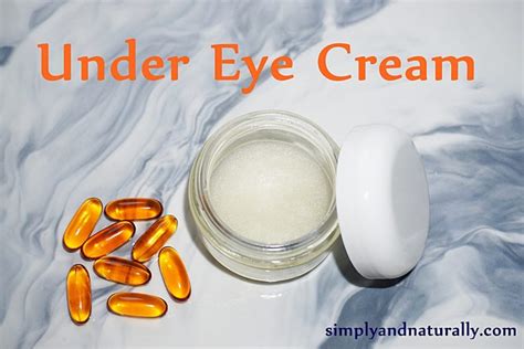 Simple But Effective Under Eye Cream With Only 2 Ingredients - Simply ...