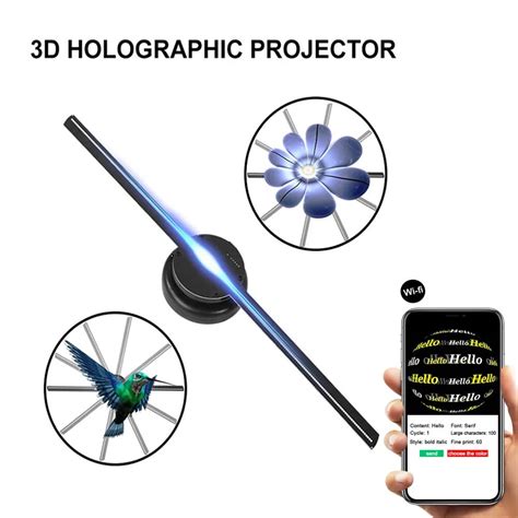 953 42cm 3d Fan Hologram Projector Advertising Display Hologram Fan