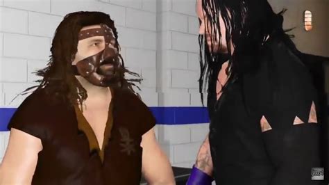 WWE 2K17 Undertaker Vs Mankind Backstage Brawl YouTube