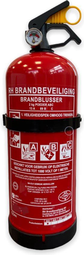 Mobiak Poederblusser Kg Brandblusser Poederbrandblusser Abc