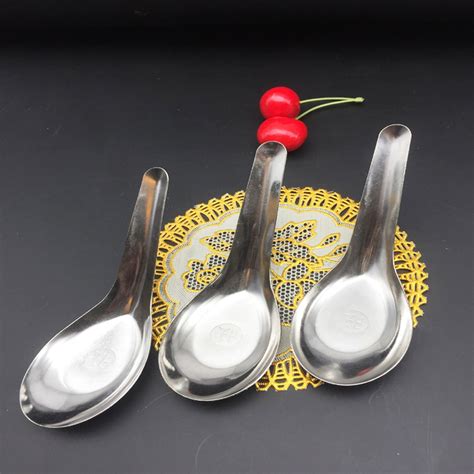 Thick Heavy Weight Soup Spoons Stainless Steel Soup Spoons Table Spoons Stainless Steel