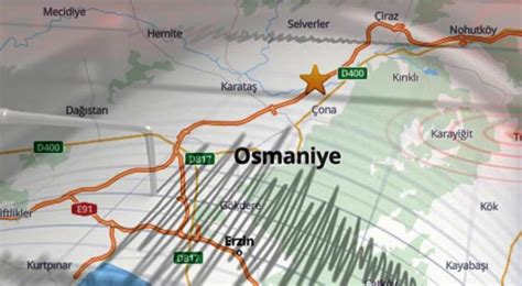 Osmaniye de 3 9 büyüklüğünde deprem Son Dakika Haberleri Milliyet