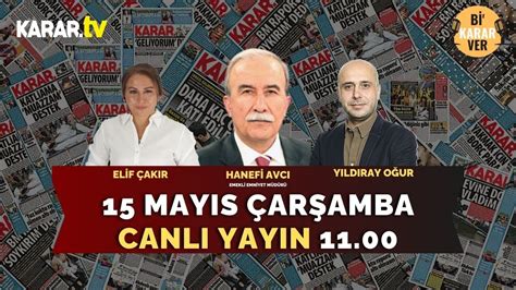 CANLI Elif Çakır ve Yıldıray Oğur Soruyor Hanefi Avcı Cevaplıyor