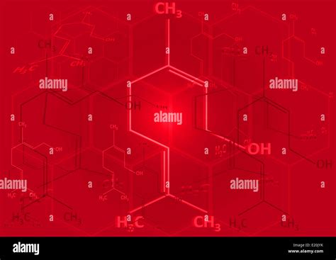 The chemical structural formula of spirit Stock Photo - Alamy