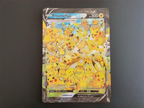 Pikachu V Union Jumbo Pok Mon Tcg Aukro