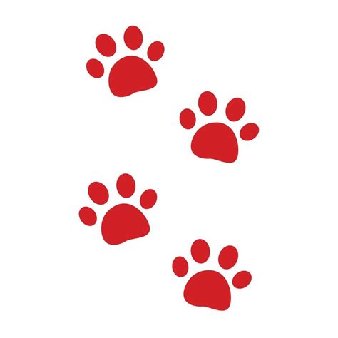 Pet paw print 44858014 Vector Art at Vecteezy