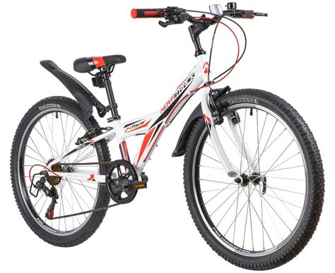 Велосипед Novatrack Racer Y6.V 24" (белый) купить в Минске, цена 619.00 р.