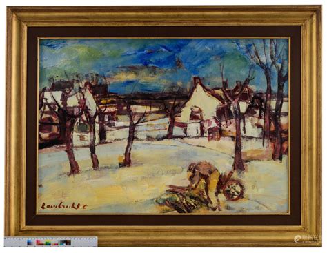 51BidLive Constant Lambrecht 1915 1993 60 X 85 Cm