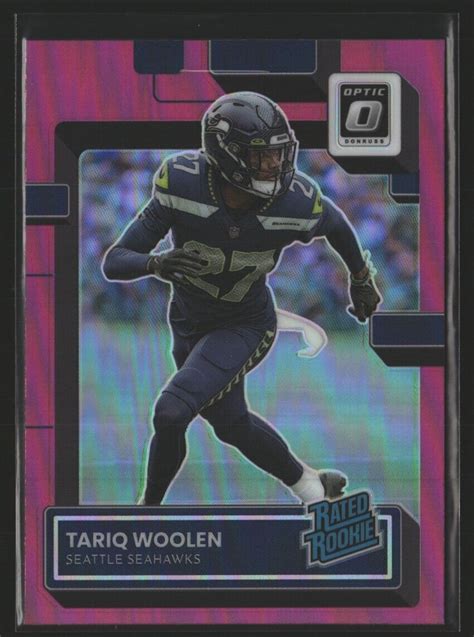 2022 Donruss Optic Pink Holo Tariq Woolen RC Seattle Seahawks 298 EBay