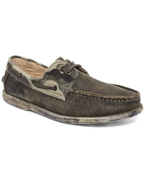 Bed Stu Bed Stu Uncle Floyd Boat Shoes In Black For Men Lyst