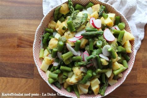 Kartoffelsalat med pesto La Dolce Vita mit middelhavskøkken