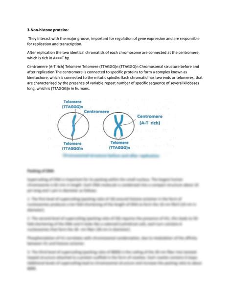 SOLUTION: Structure of chromatin and chromosomes - Studypool