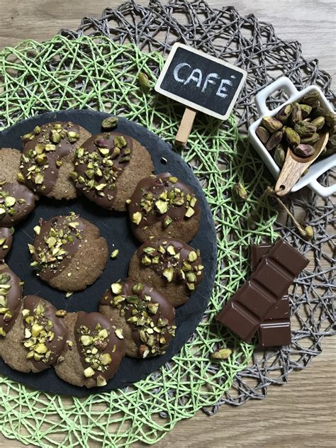 Galletas De Caf Con Chocolate Y Pistachos Receta Turca Con