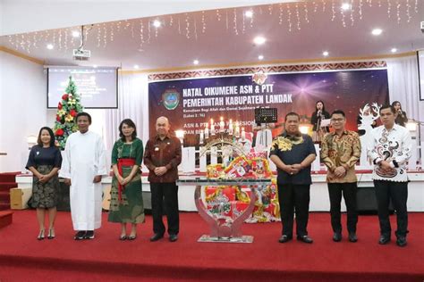 Natal Oikumene ASN Dan PTT Pemerintah Kabupaten Landak Perayaan