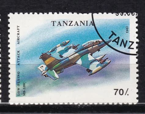 TIMBRE S OBLITÉRÉ S TANZANIE année 1993 Avion de Chasse réf 9176 EUR