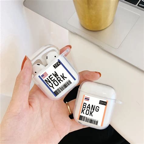Модный чехол для авиаперелетов, bluetooth-гарнитура для Airpods 2 1 ...
