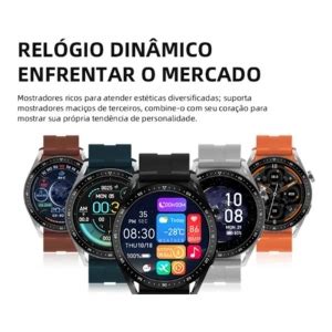 Relógio Inteligente Smartwatch Redondo HW28