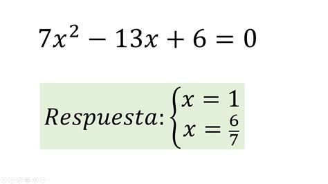 Ecuaciones De Segundo Grado Formula General Ejemplos Nuevo Ejemplo F