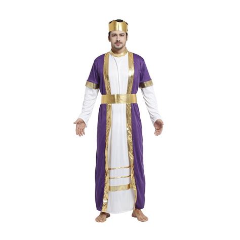 Umorden Carnival Halloween Costume For Men King Arab Arabian Sheik