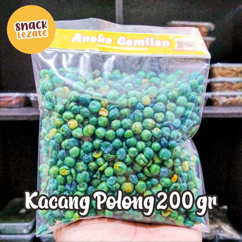 Jual Sedap Snack Kacang Polong Hijau 200gr Gurih Asin Kacang Kiloan