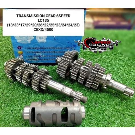 Transmission Gear Box 5speed And 6speed 1set Sniper135 Sniper150