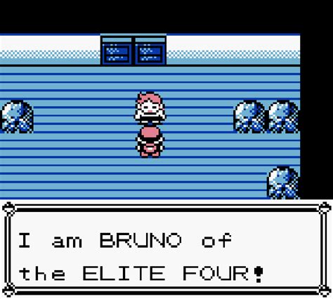 Elite Four: Bruno - Pokémon League - Walkthrough - Pokémon Red Blue Yellow - Azurilland