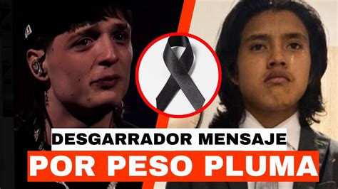 PESO PLUMA ENVÍA MENSAJE DESGARRADOR a MADRE DE FARRUKO POP tras NUEVAS