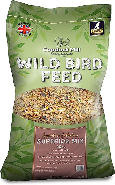 Copdock Mill Wild Bird Seed Superior Mix 20kg All Year Round Bird