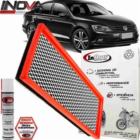 Filtro De Ar Inflow Esportivo Vw Jetta 2 0 Tsi 2011 A 2018 Hpf4550