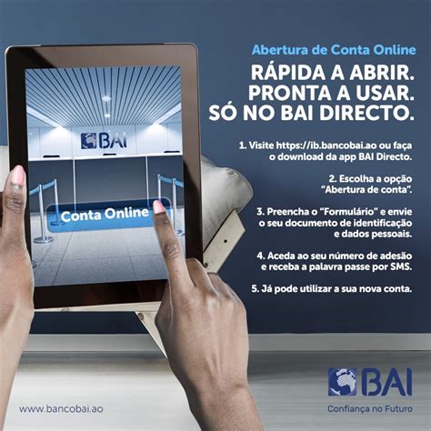 Banco BAI - O BAI Directo é tudo que precisa para abrir... 
