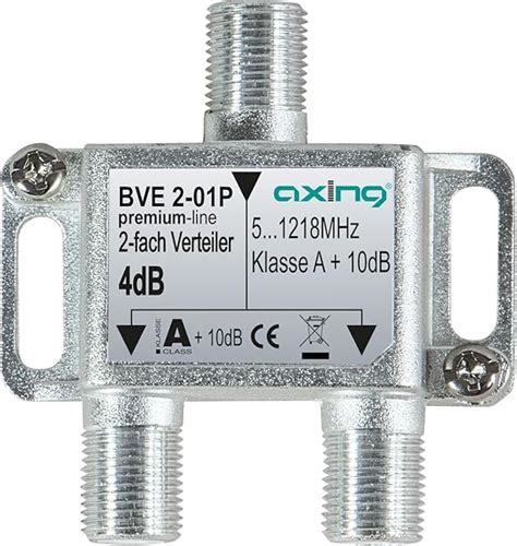 Axing BVE 2 01P Distributore 2 Uscite Partitore TV Via Cavo CATV