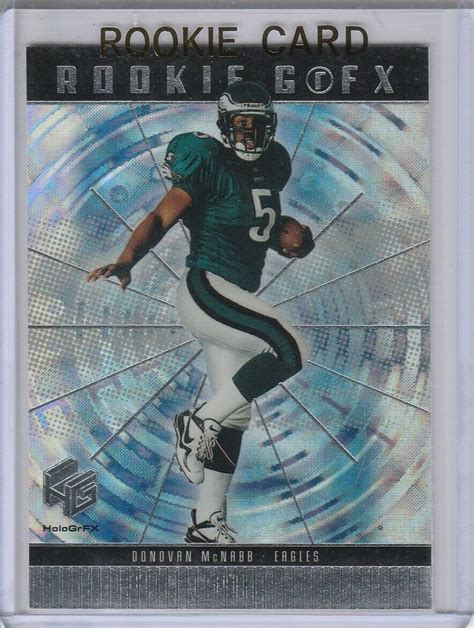 Donovan Mcnabb Rookie Card Philadelhia Eagles Football 1999 Upper Deck Hologrfx Ebay