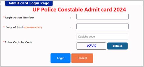 UP Police Constable Admit Card 2024 Uppbpb Gov In Exam Date City Slip