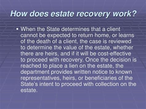 PPT Alaska Medicaid Estate Recovery Basics PowerPoint Presentation