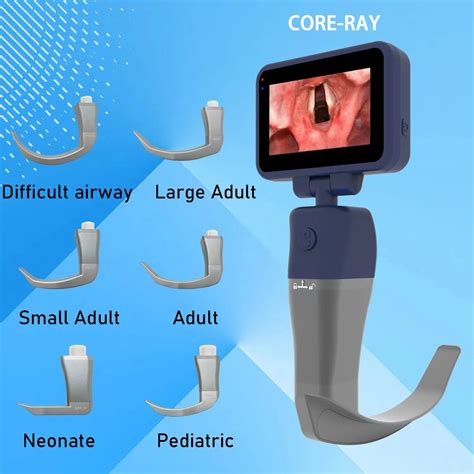 Video Laryngoscope Reusable Sterilizable Blades Color Tftlcd Digital Video Laryngoscope 6