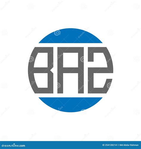 Baz Letter Logo Design On White Background Baz Creative Initials