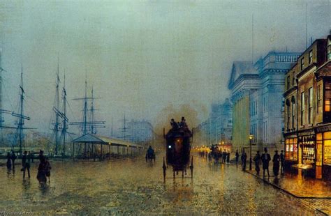 Liverpool Docks By John Atkinson Grimshaw Art Reproductions Most