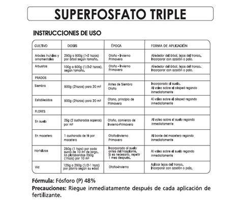 Superfosfato Triple 1Kg