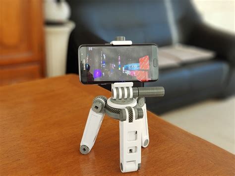 Smartphone Tripod By Nop21 Thingiverse Iphone Prints 3d Printing