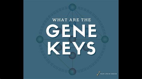 Gene Keys Basics Masterclass Youtube