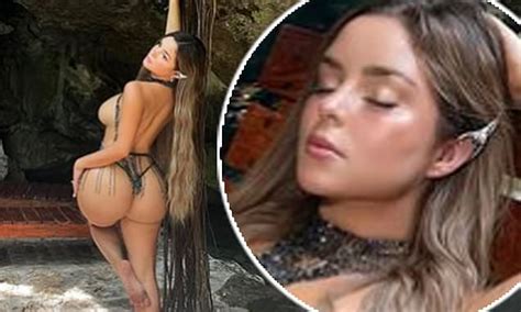 Demi Rose Looks Sensational As She Poses Topless In A Pair Of Skimpy Bikini Bottoms Daily Mail