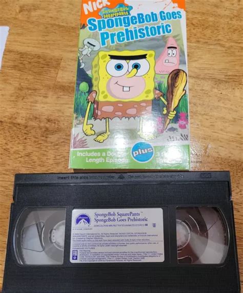 Spongebob Squarepants Goes Prehistoric Vhs 2004 Video Nickelodeon £846 Picclick Uk