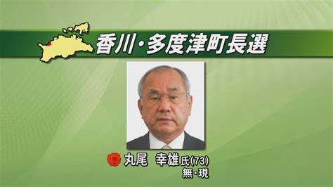 香川・多度津町長選 現職の丸尾幸雄さんが無投票で4回目の当選 Youtube