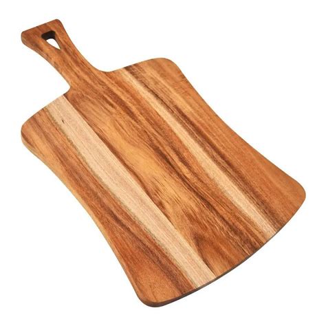 Wooden Serving Board With Handle Acacia Wood Cutting Board For Furit