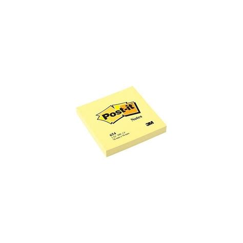 Post It Bloc Repositionnables De Feuilles X Mm Jaune