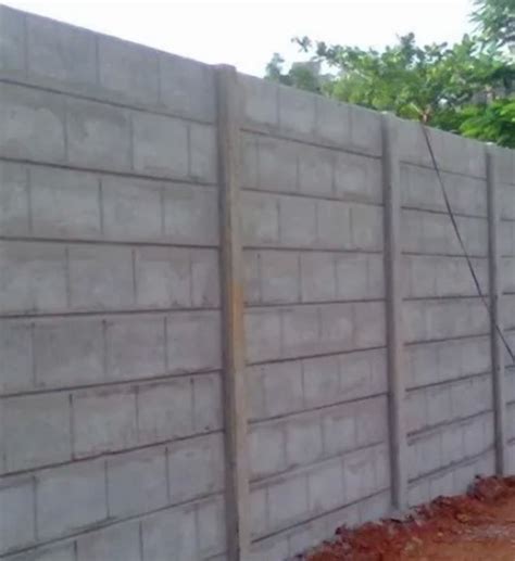 Concrete Residential Compound Wall Thickness 60 100 Mm At Rs 90