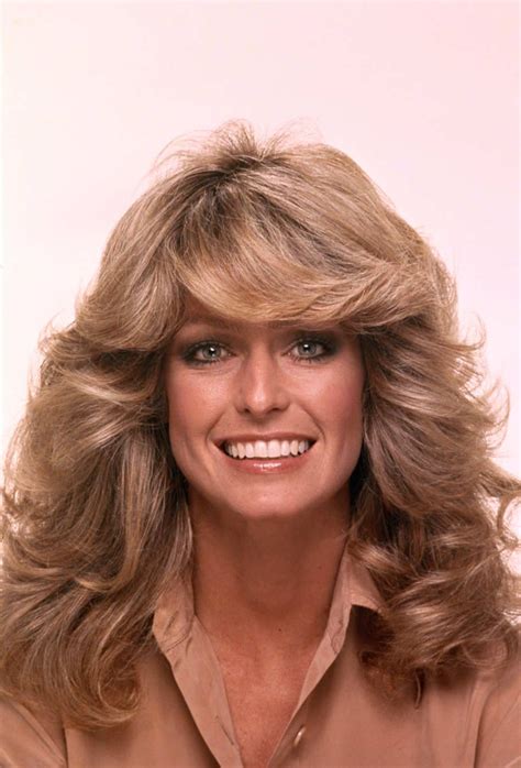 Farrah Fawcett — The Feathered Flip 1970s In 1976 Farrah Fawcett Posed For A Swimsuit Poster