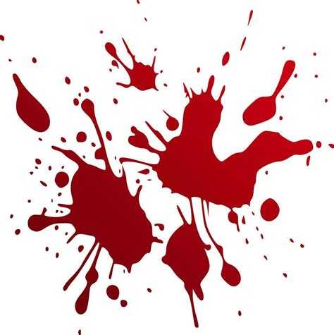 Red blood splatter stain vector illustration 25902038 Vector Art at ...